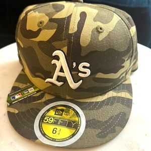 Kids Oakland Athletics New Era Camo 2021 Armed Forces Day